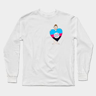 Polyamory Pride Heart Long Sleeve T-Shirt